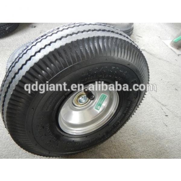 cheap rubber wheels pneumatic wheel trolley wheels 3.50-4 #1 image