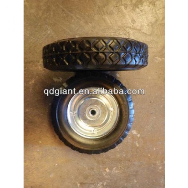 supply metal rim ball bearing solid wheel 8*1.75 #1 image