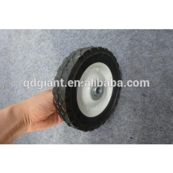 6&quot; x 1.5&quot; Solid Rubber Tires With Metal Rims Lawn Mower Tractor Industrial #1 image