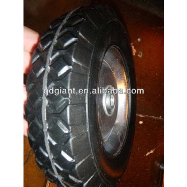 factory trolley metal rim ball bearing solid wheel 8*1.75 #1 image