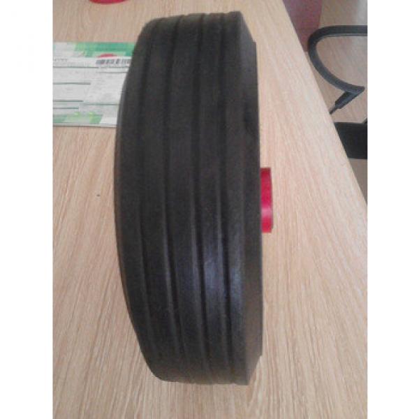 construction hand trolley rubber solid wheel 8*2.5 #1 image