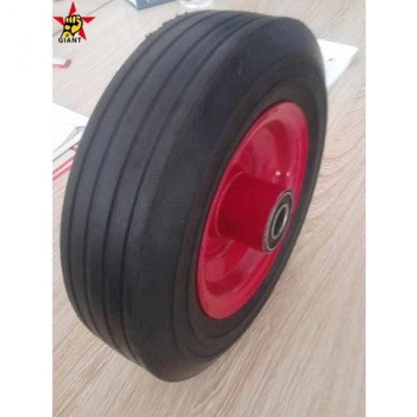 building hand trolley rubber solid wheel 8*2.5 #1 image