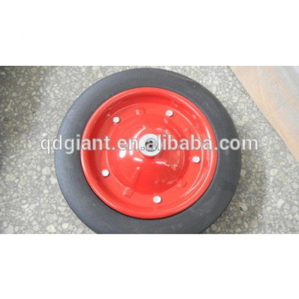 low price solid rubber wheel 13&quot;x3&quot; use for wheelbarrow #1 image