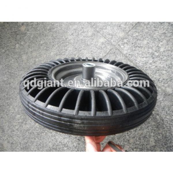 Wheelbarrow Solid Rubber Wheel 3.50-8 with Special Shape #1 image
