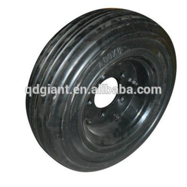 industrial solid rubber wheel 16inch 400-8 #1 image