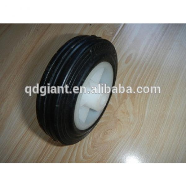 4 inch solid rubber wheel for tool carts #1 image