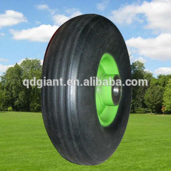 9 inch solid rubber wheel for trolley #1 image