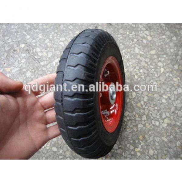 8 inch solid rubber wheels 2.50-4 with steel rim #1 image