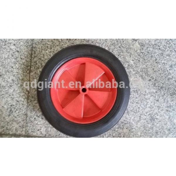 10&quot; inch solid rubber wheelbarrow wheel/barrow tyre on inner tube needed #1 image