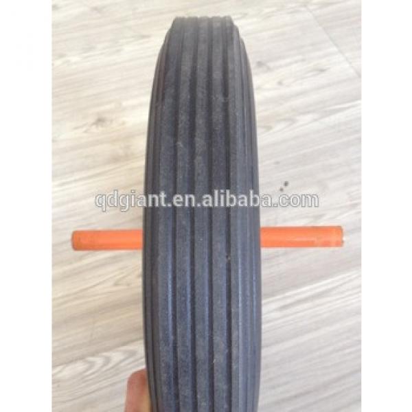 solid rubber wheels for wheelbarrow 14x4 #1 image