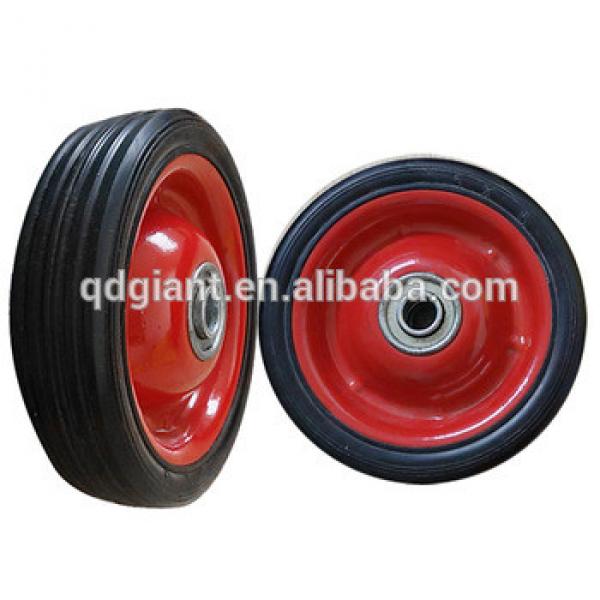5inch solid rubber caster wheel #1 image