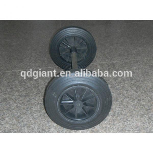 8-inch trash can wheel with axle #1 image