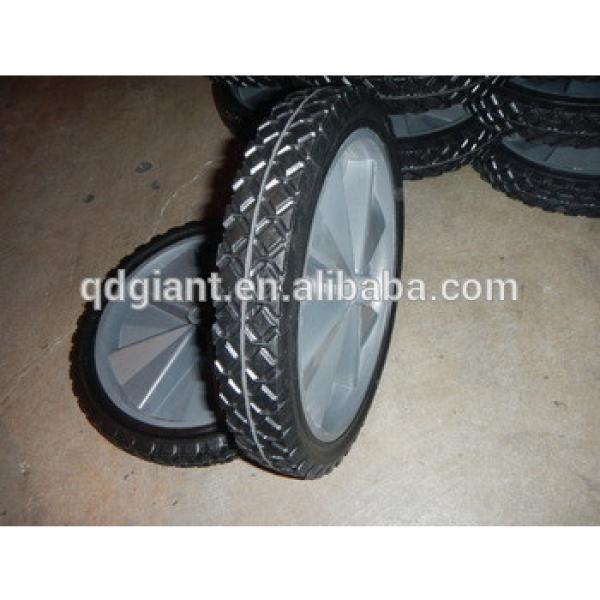 12 inch solid rubber wheels with plastic rim #1 image
