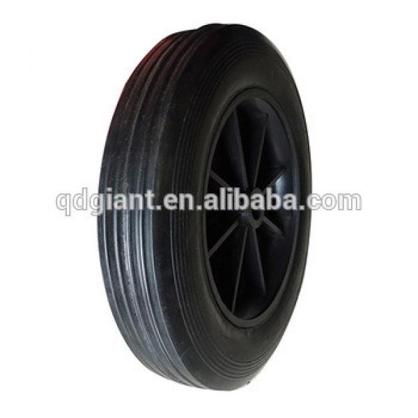 8x2 inch rubber solid wheel #1 image