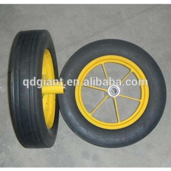 14&quot;x4&quot; wheelbarrow nature rubber wheel #1 image