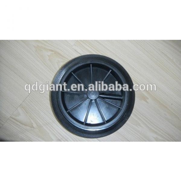 Heavy duty 200mm Rubber solid tire for trash can #1 image