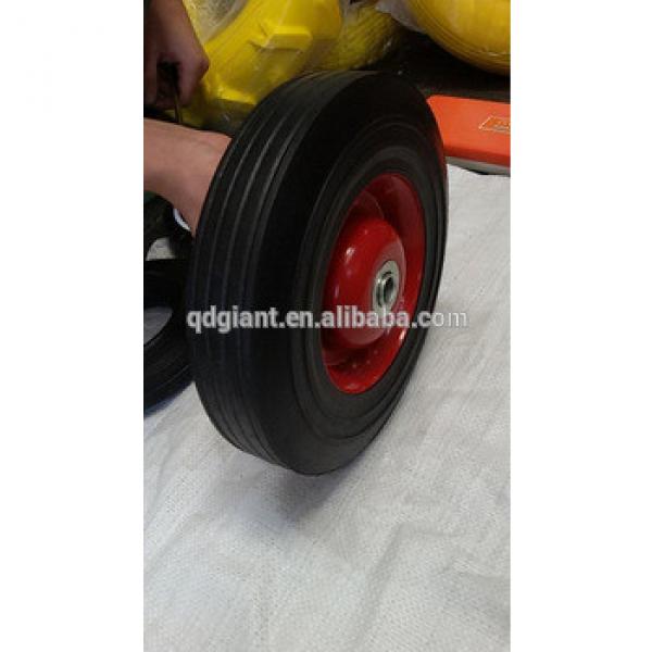 10 inch solid rubber wheel, 250mm solid rubber wheel, solid rubber wheel 10x2.5 #1 image