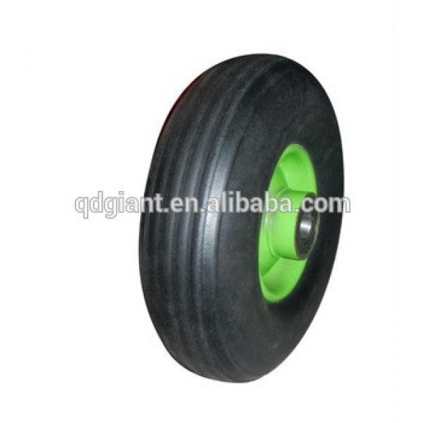 9 inch solid rubber powder wheel , trolley wheel #1 image