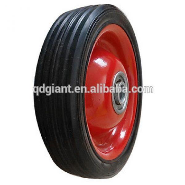 5 inch solid rubber wheels for trolley #1 image