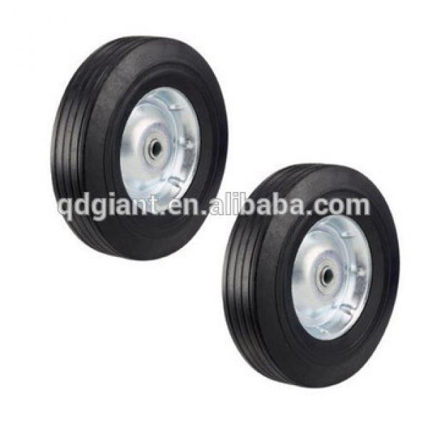 Heavy Duty Never-Flat 10-Inch Solid Hard Rubber Hand Truck Wheels #1 image