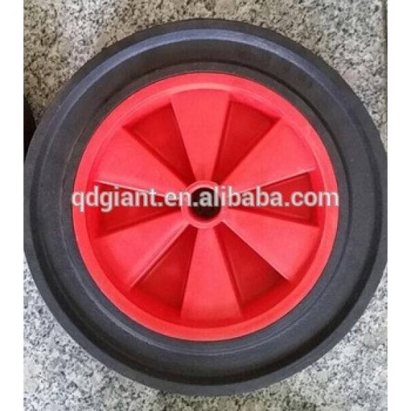 Semi-pneumatic rubber 12inch wheel #1 image