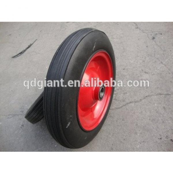 14&quot; wheelbarrow solid rubber wheel #1 image