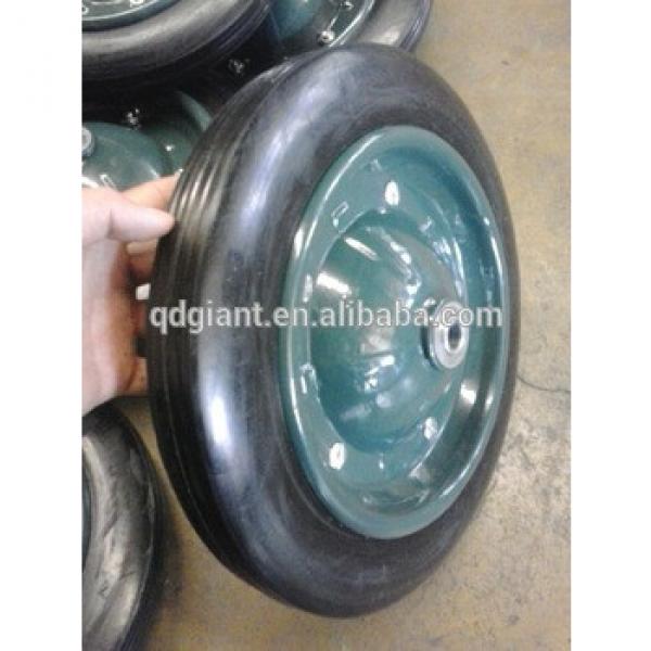 13&quot; solid rubber tire for wheelbarrow #1 image