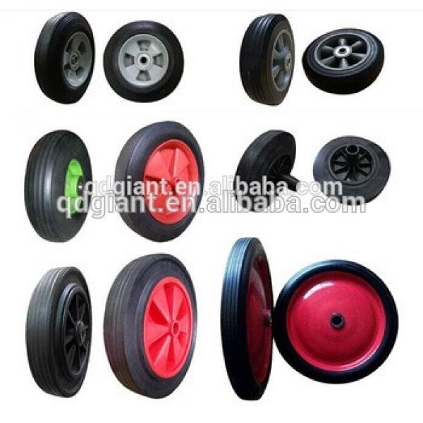 200mm solid rubber tire for trolley #1 image