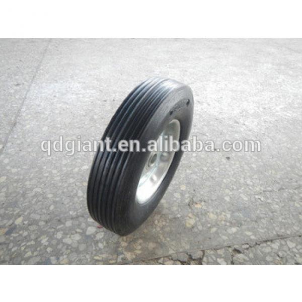 Heavy Duty New Industrial 10&quot; x 2.75&quot; Solid Rubber and Metal Rim Wheel #1 image