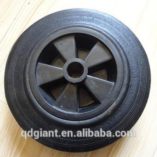 8 inch rubber tire for hand trolley , handcart #1 image