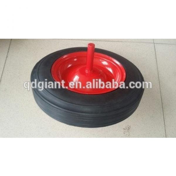 13 inch heavy duty solid wheel for wheelbarrow #1 image
