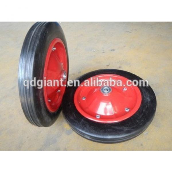 13 inch smooth solid rubber wheel #1 image