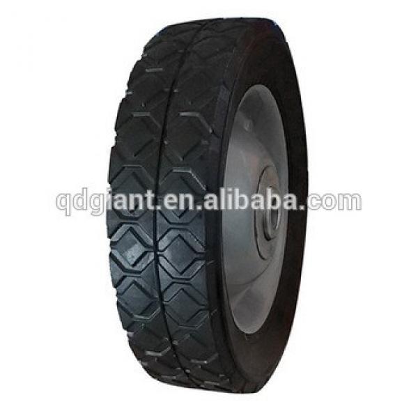 6 inch solid wheel with a steel rim #1 image