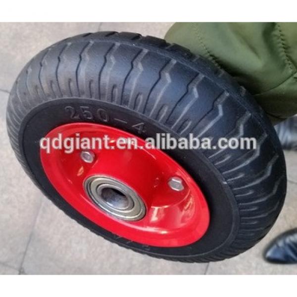 2.50-4 hand pallet truck rubber wheel #1 image