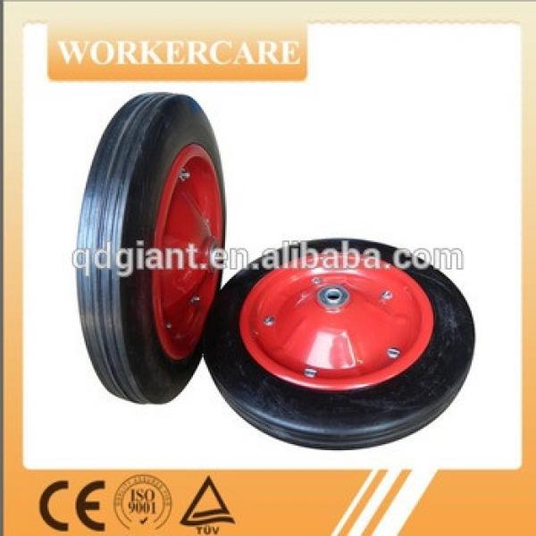 13&quot;x3&quot; wheel barrow solid rubber tire #1 image