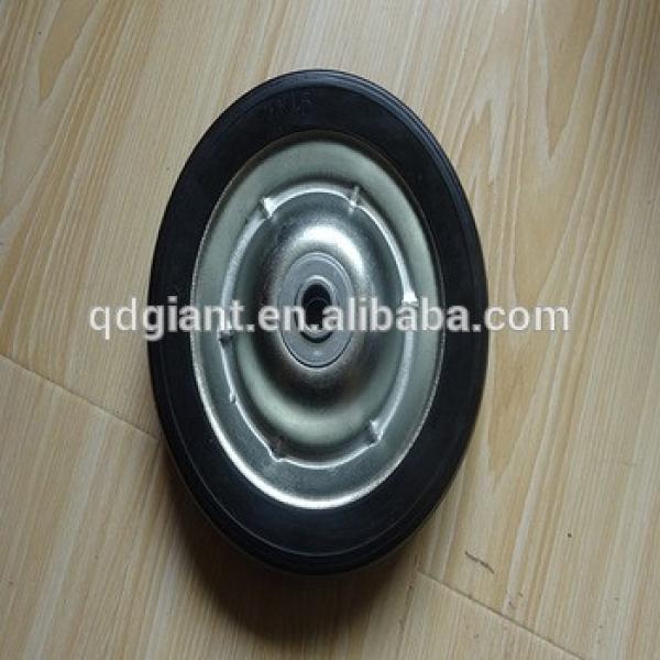 7 inch solid rubber wheel with bearing #1 image