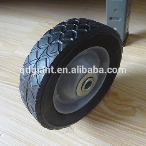 6 inch solid wheel with steel rim #1 image