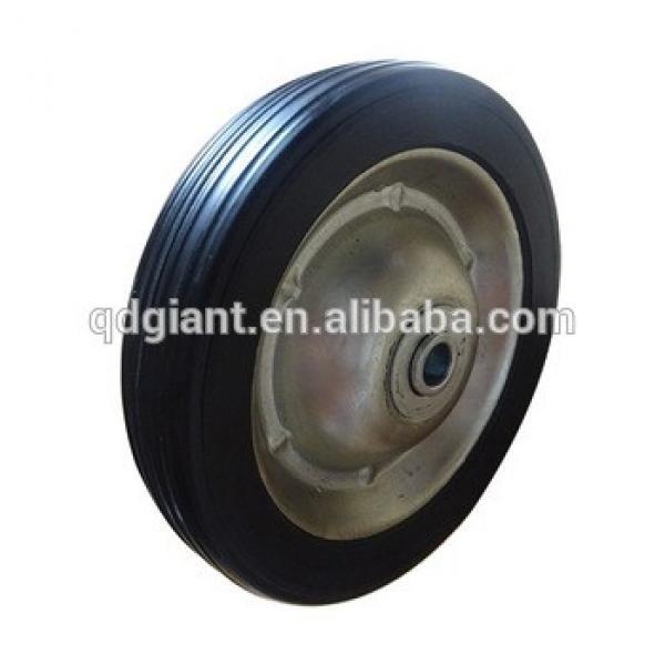 7&quot;X1.5 solid rubber trolley wheel #1 image