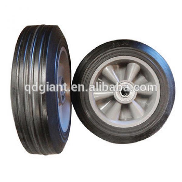 200mm solid rubber tire for trolley #1 image