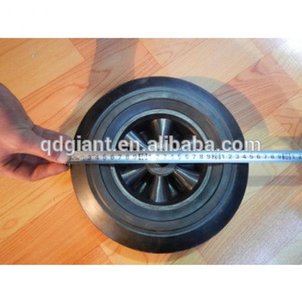 10&quot;x2.5&quot; straight line solid rubber wheel #1 image