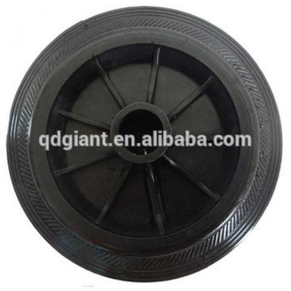 8inch PU tyre&amp;plastic rim trash bin wheels #1 image