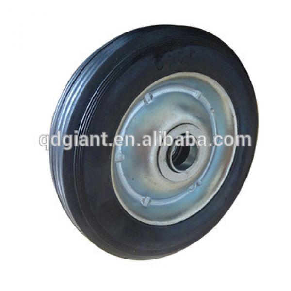 6 inch hand trolley solid rubber wheel #1 image