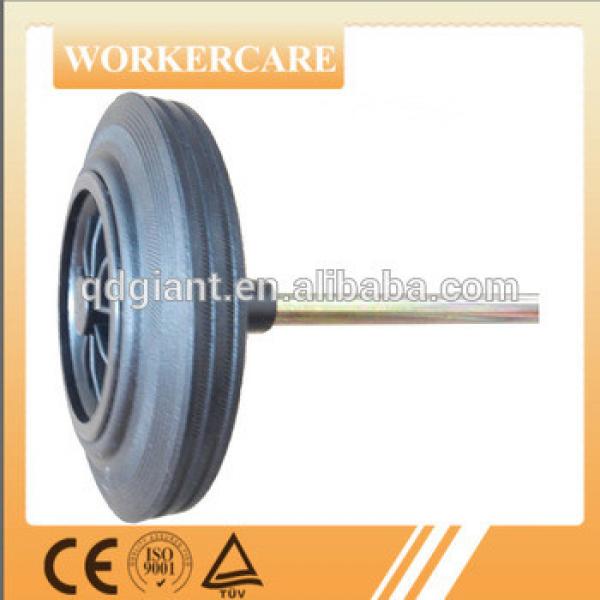 8 inch dustbin solid wheel with axle #1 image