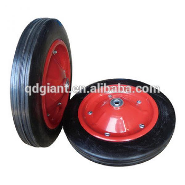 13*3 solid rubber wheelbarrow wheel made in Qingdao #1 image