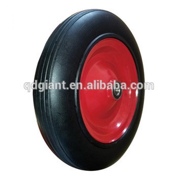 14X4 solid whee With strong rim / rubber wheel Toy cart wheel #1 image