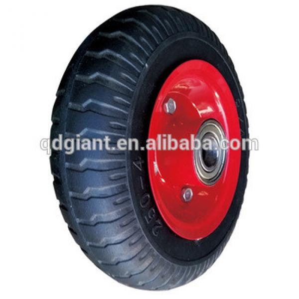 2.50-4 solid rubber wheels have strong hole #1 image