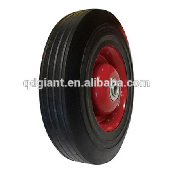 10x2.5 small solid rubber wheels for shipping car #1 image