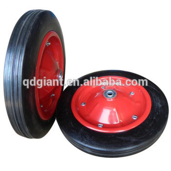 13x3 inch solid rubber tire for wheel barrow #1 image