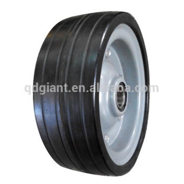 China popular 8inch solid rubber wheel with steel rim #1 image