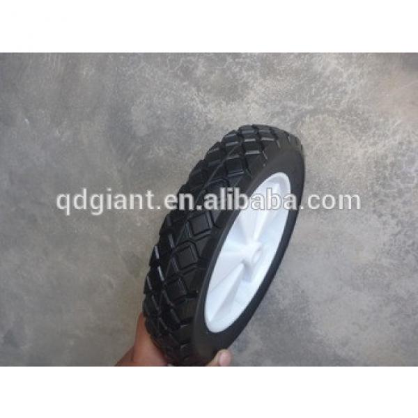 8 inch Solid Rubber Wheel with Bearing for Wagons #1 image